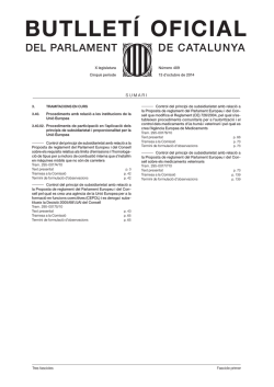 BOPC 409/10 UE - Parlament de Catalunya