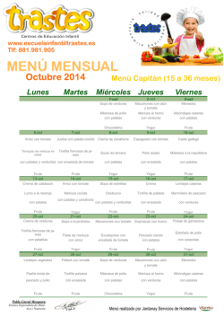 Men&uacute;s Capitan Trastes A Grela Octubre 2014.pub - Escuela Infantil
