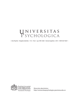 Universitas Psychologica - SciELO Colombia