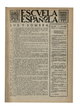 Escuela española - Año XIII, núm. 642, 28 de mayo de 1953