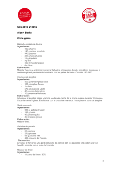 Descargar recetas
