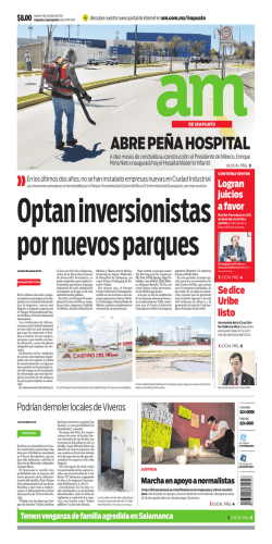 ABRE PEÑA HOSPITAL - Periódico a.m.
