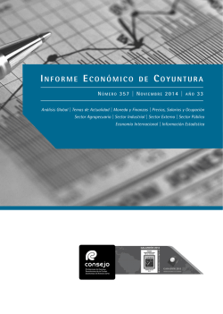 Indice &bull; Informe Econ&oacute;mico de Coyuntura - Consejo Profesional de