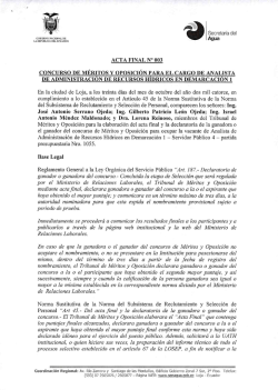 ﬂ , - Secretaría del Agua