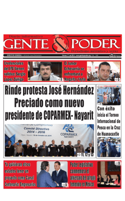 Ya quisieran otros estados tener un proyecto como - Gente y Poder