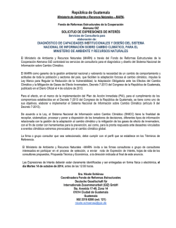 República de Guatemala - Ministerio de Ambiente y Recursos