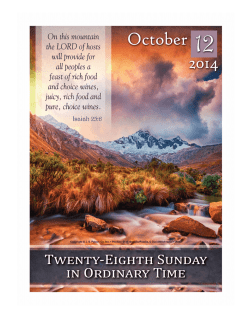 October 12, 2014 - St. Agnes Parish