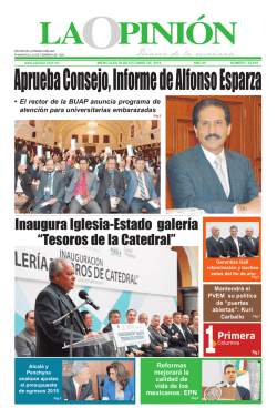Versi&oacute;n Impresa - La Opini&oacute;n