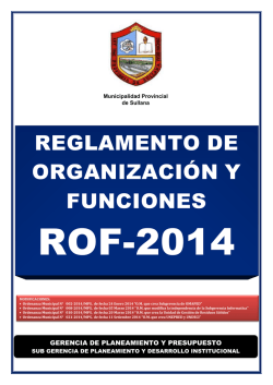 ROF - Municipalidad Provincial de Sullana