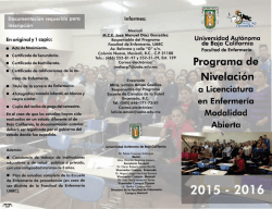 Programa de Nivelación - UABC