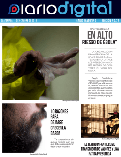 Edición No. 77 15/10/2014 - Diario Digital