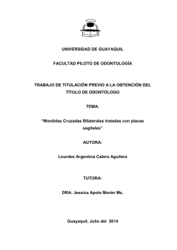 universidad de guayaquil facultad piloto de odontolog&iacute;a trabajo de