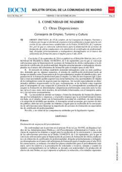 Orden 18647/2014 - Sede Electrónica del Boletin Oficial de la