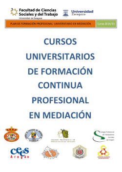 Cursos 2014-15 profesionales mediación.pdf - CEES Aragón