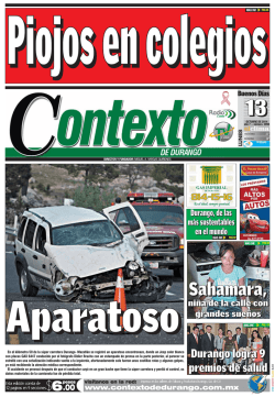13/10/2014 - Contexto de Durango