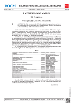 D) Anuncios - Sede Electrónica del Boletin Oficial de la Comunidad