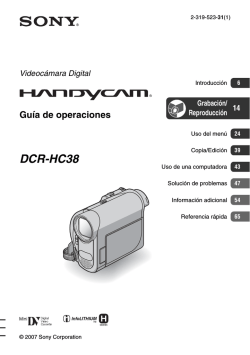 DCR-HC38 - CNET Content Solutions