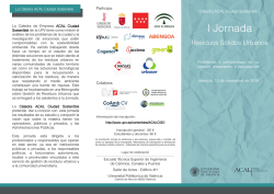 I Jornada - UPV