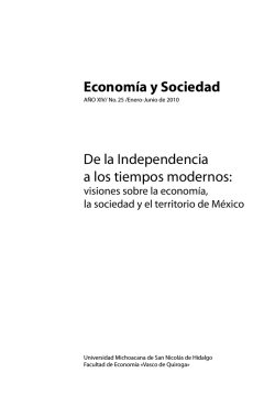 No. 25 - Economía y Sociedad - Universidad Michoacana de San