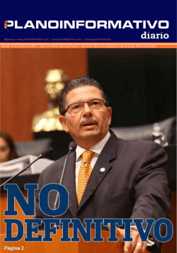 S&aacute;bado 18 de octubre de 2014 | San Luis Potos&iacute; - Plano Informativo