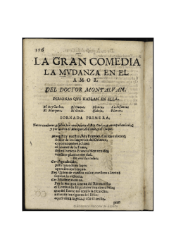 La mudanza en el amor - Biblioteca Virtual Miguel de Cervantes