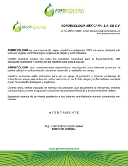 caracter&iacute;sticas - GreenForce