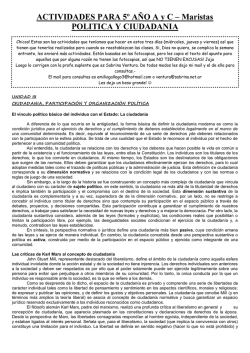 politica y ciudadania 5° a c