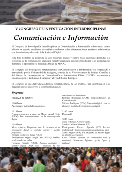 Programa - Universidad de Zaragoza