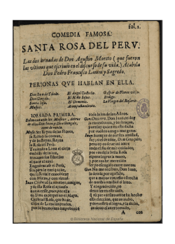Santa Rosa del Peru - Biblioteca Virtual Miguel de Cervantes