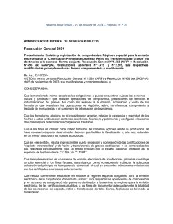 Resoluci&oacute;n General 3691