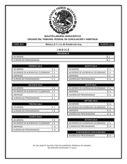 22 - Tribunal Federal de Conciliaci&oacute;n y Arbitraje