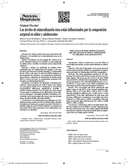 Los niveles de mineralizaci&oacute;n &oacute;sea est&aacute;n - Aula M&eacute;dica