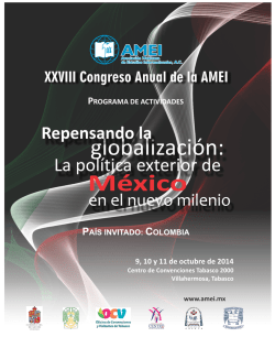 la política exterior de México en el nuevo milenio - AMEI