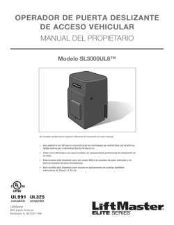 advertencia - LiftMaster