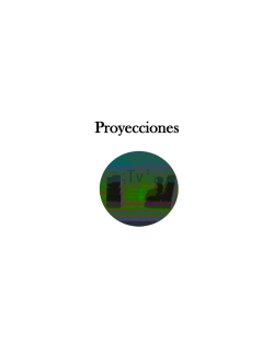 Proyecciones - Repositorio Institucional - Pontificia Universidad