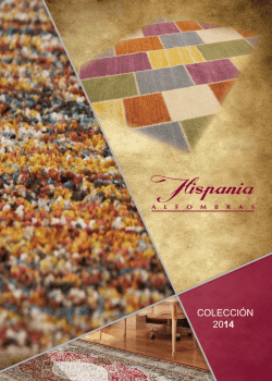 descargar catálogo - Alfombras Hispania