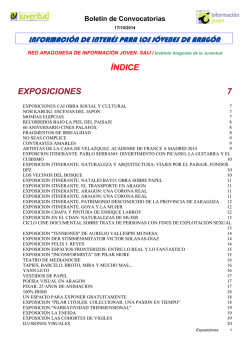 Boletin de convocatorias: - Gobierno de Aragón