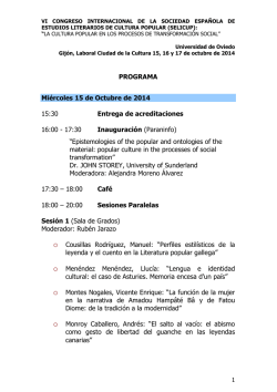 Programa SELICUP 2014 (pdf) - Agenda Cultural Asturias