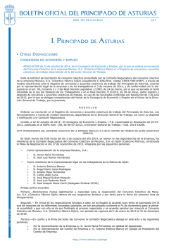 Bolet&iacute;n Oficial del Principado de Asturias