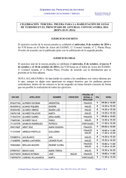 PRUEBA IDIOMASGUIAS 2014 - Gobierno del principado de Asturias