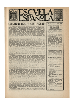 Escuela espa&ntilde;ola - A&ntilde;o X, n&uacute;m. 459, 23 de febrero de 1950