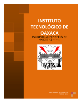 INSTITUTO TECNOLÓGICO DE OAXACA - DGEST