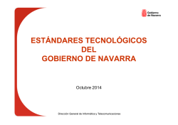 Escenario Tecnologico Gobierno de Navarra Octubre 2014 v.08