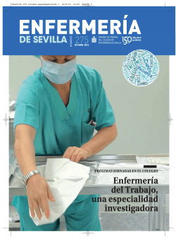 275, Octubre 2014 - Colegio de Enfermería de Sevilla