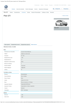 Versiones | Nuevo Polo GTI, para un mundo veloz - Autouno
