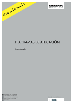 DIAGRAMAS DE APLICACI&Oacute;N Uso adecuado