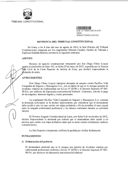 111 BIII IA1h111EI1I111111 - Tribunal Constitucional del Perú