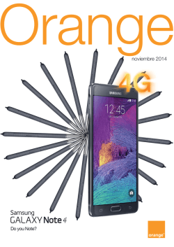 Revista Noviembre 2014 - grupo digital phone - Distribuidor ORANGE