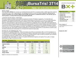 &iexcl;BursaTris! 3T14 - Bolsa Mexicana de Valores
