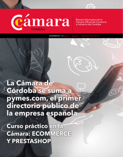revista de Cámara de Comercio de Córdoba - Cámara de Córdoba